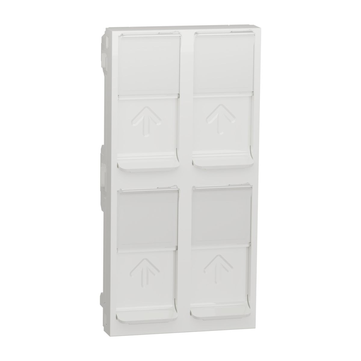 Nova Unica  - Centro tomada quadr RJ45 Keystone Branco