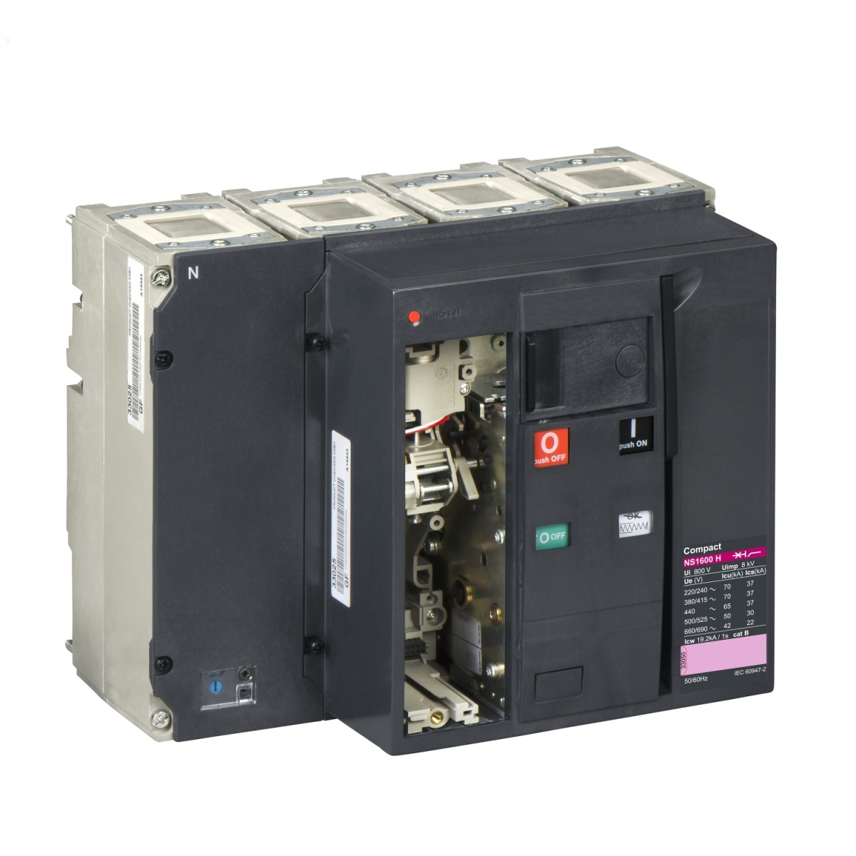 interruptor COMPACT NS1000 NA 4P extraível motorizado