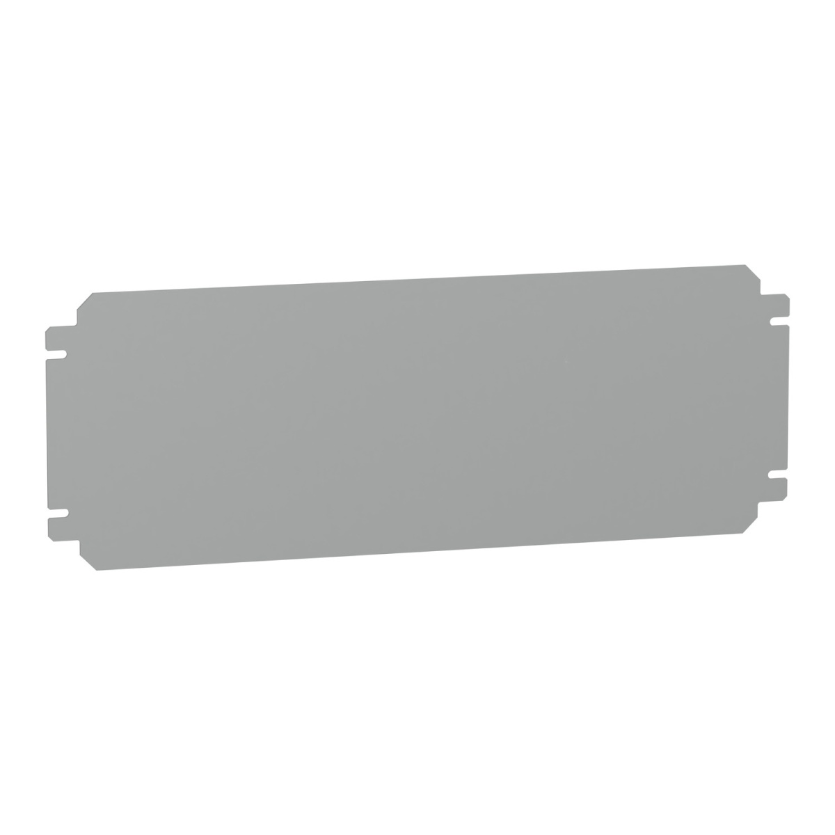 Plain mounting plate H200xW500mm made of galvanised sheet steel