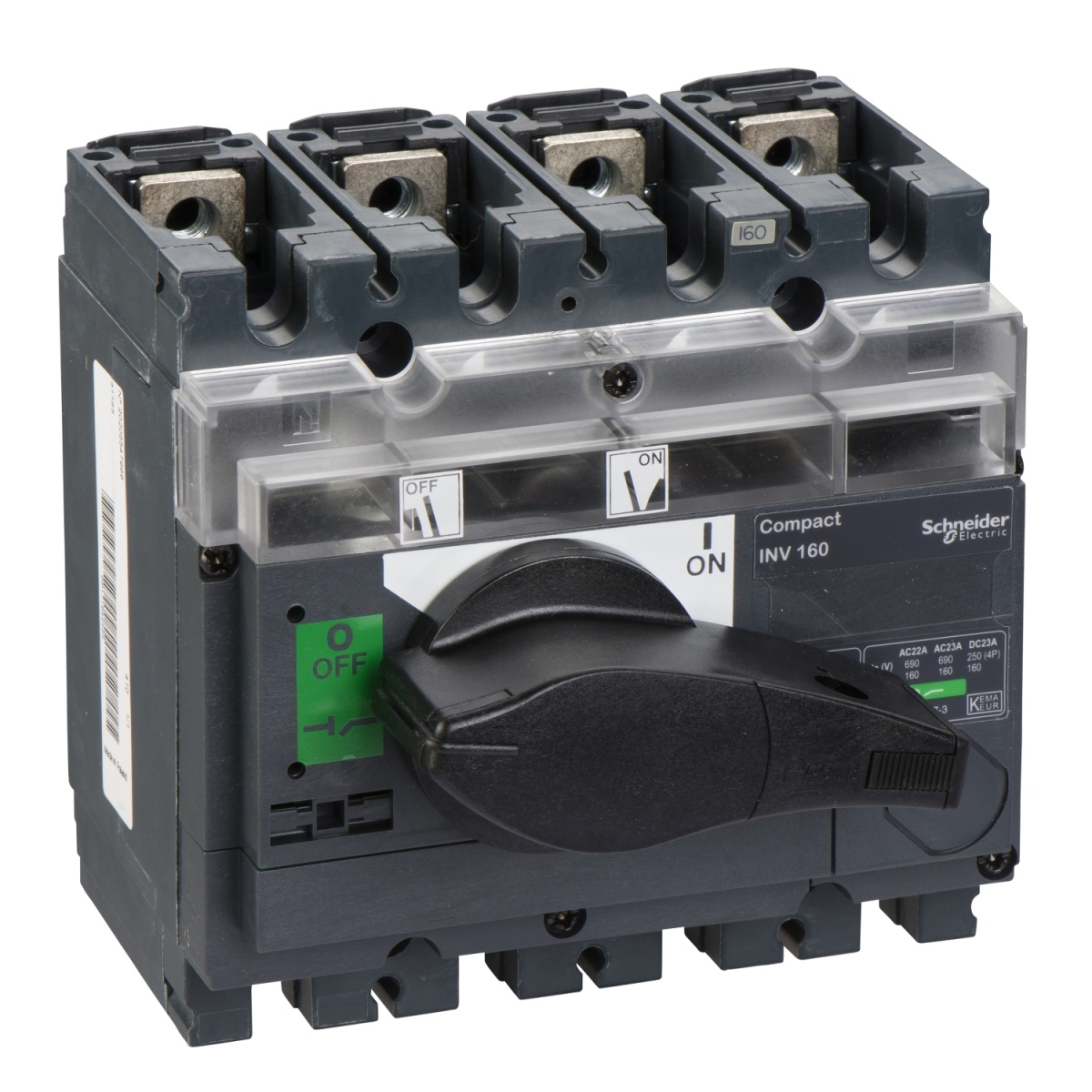 interruptor seccionador Interpact INV160 - 160 A - 4 pólos