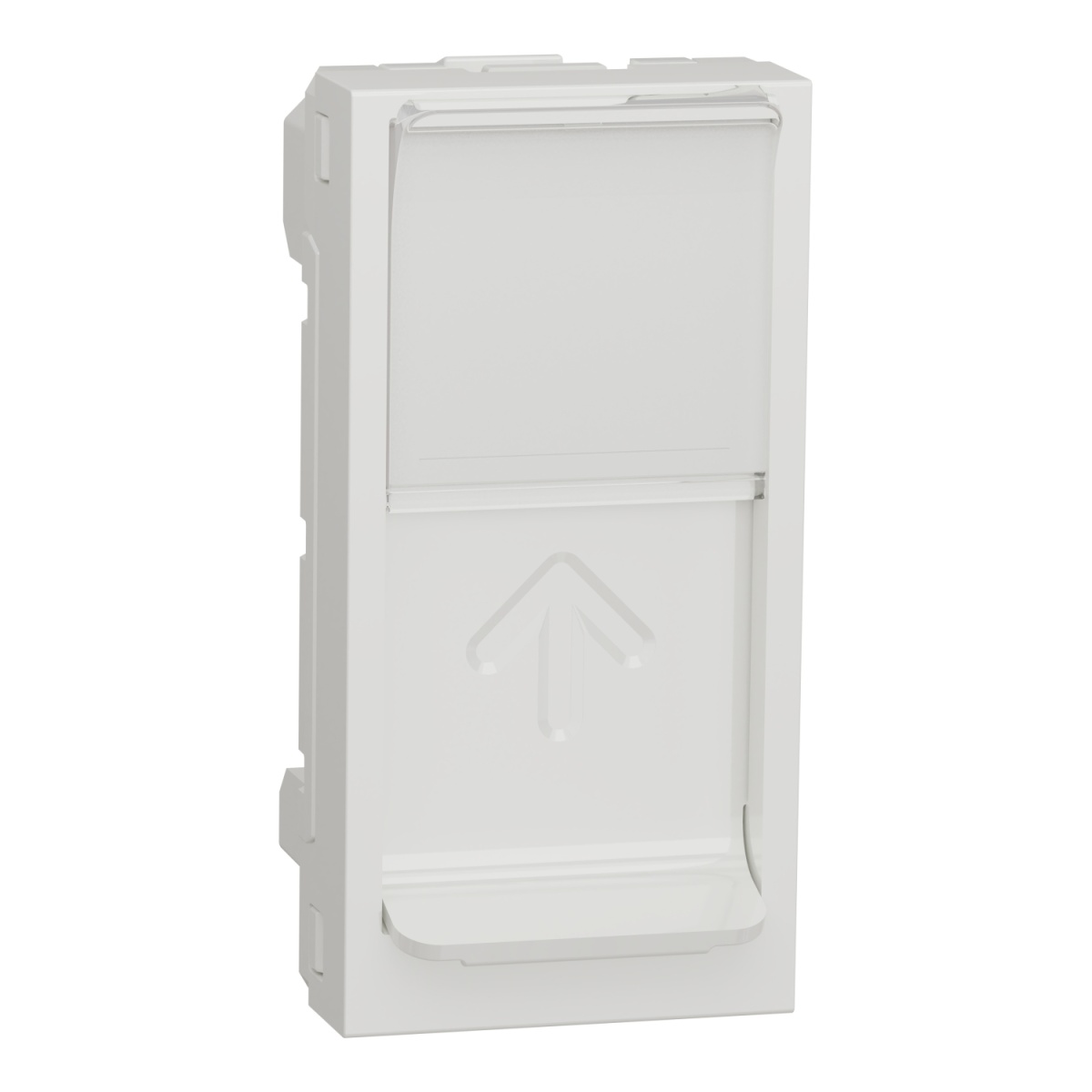 Nova Unica -Tecla central RJ45 1 mód. - Branco