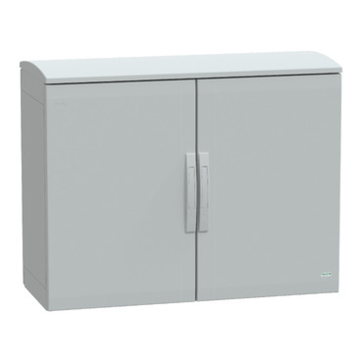 Floor standing encl. polyester vers.PLAT open top w canopy 750x1000x420 IP44