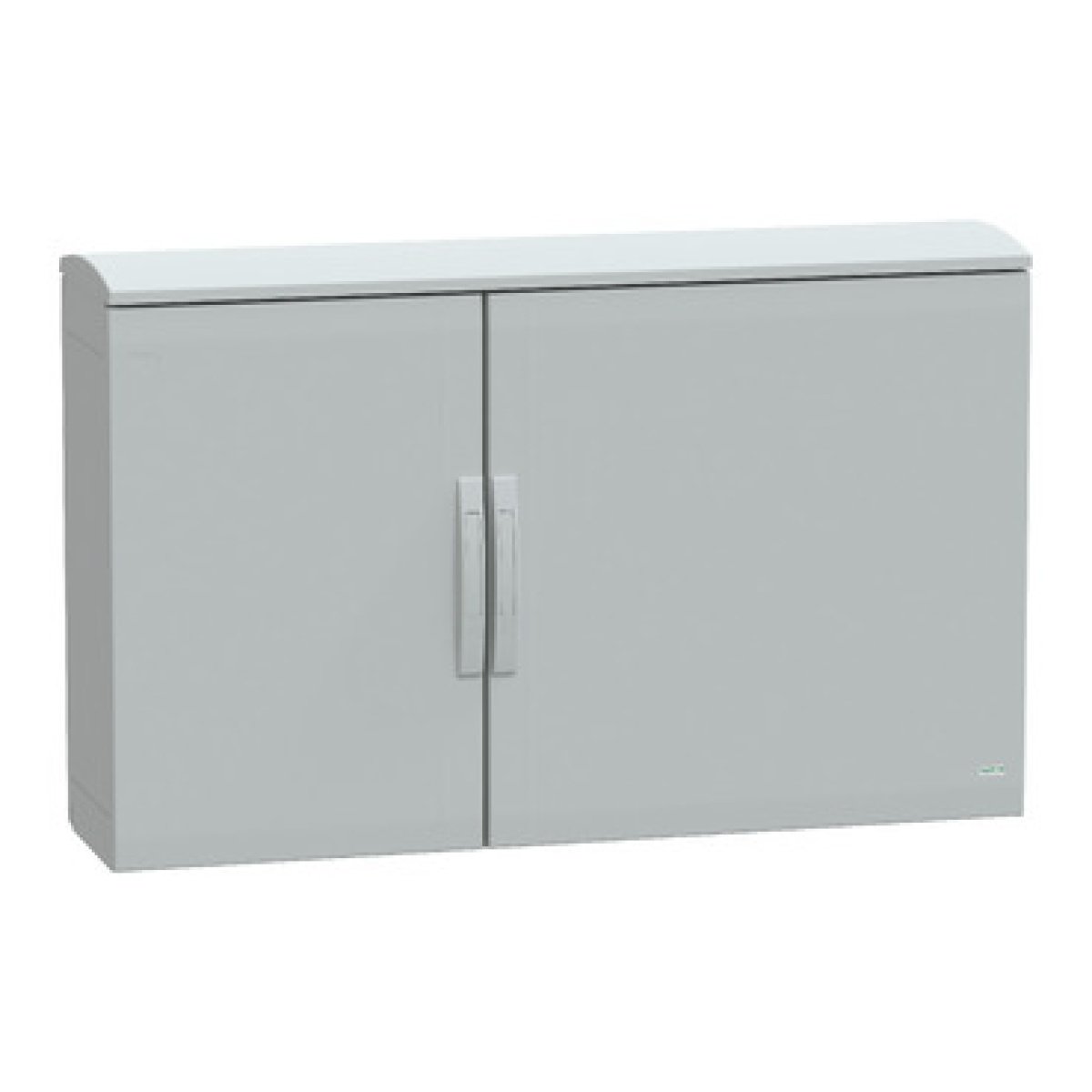 Floor standing encl. polyester vers.PLAT open top w canopy 750x1250x320 IP44