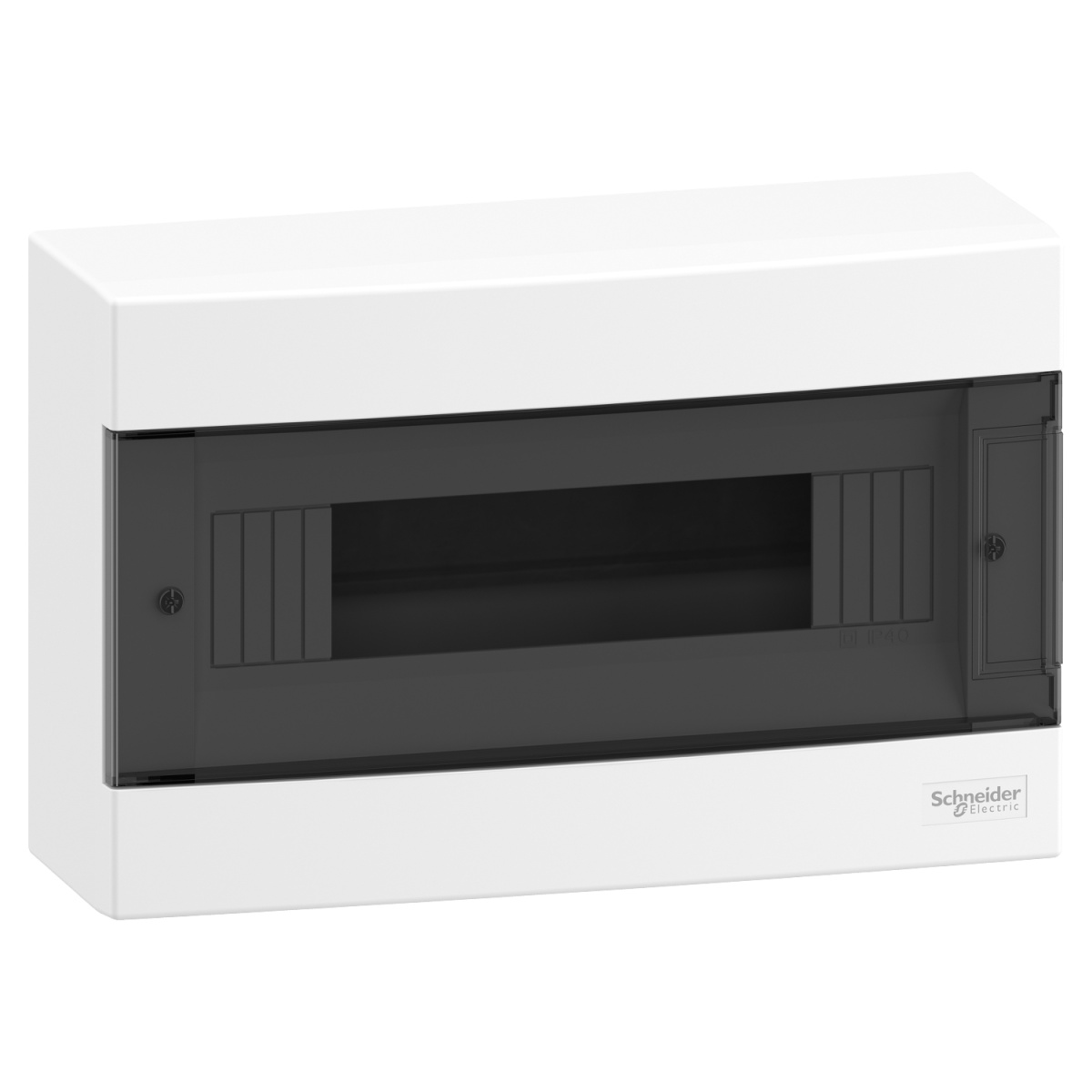 Easy9 EU - Quadro saliente - IP40 - 1x12 módulos - porta fumada