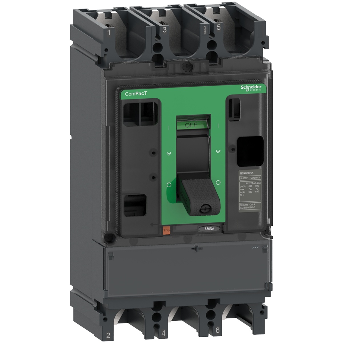 ComPacT Interruptor NSX630NA CA 3P3D 630A