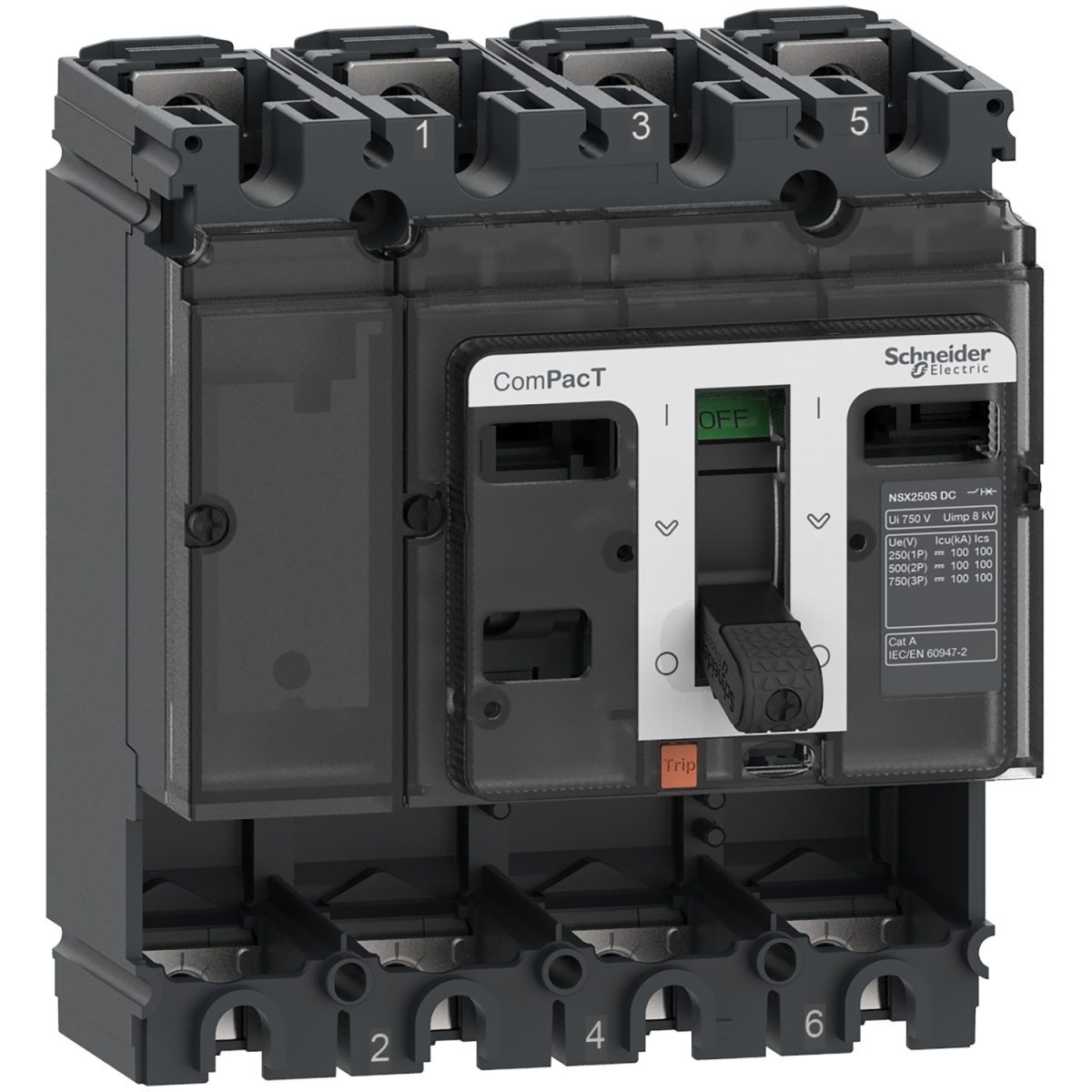 ComPacT BLOCO DE CORTE NSX250F 36kA CC 4P 250A