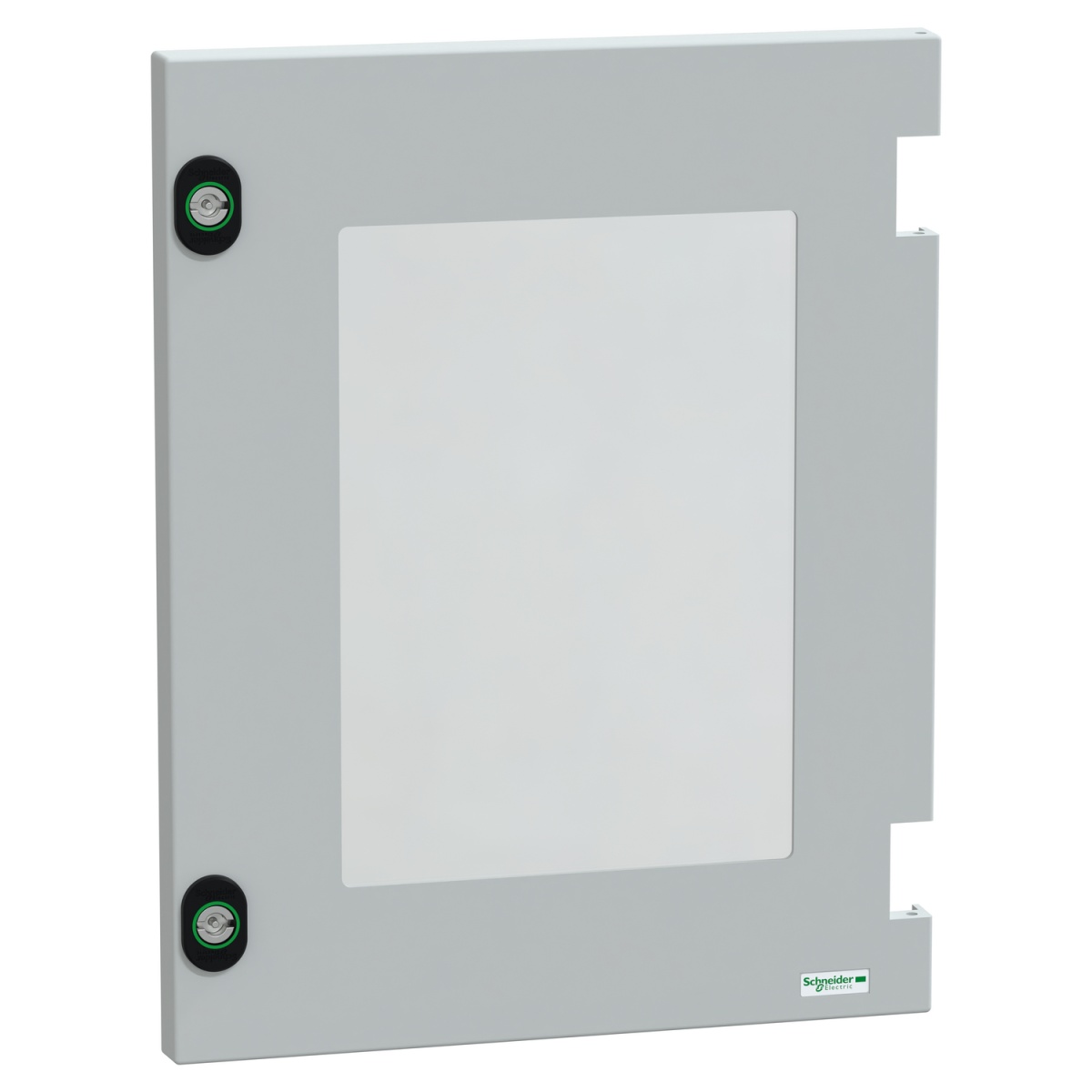 Porta envidraçada para armarios PanelSet PLM43TG Medidas 430x330x200 com fecho incluido.