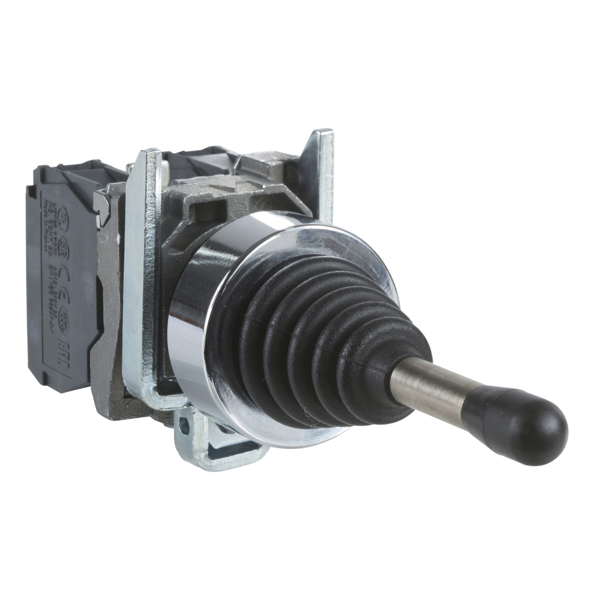 Controlador joystick 2 direcções - ø 22 - 3 posições, mola