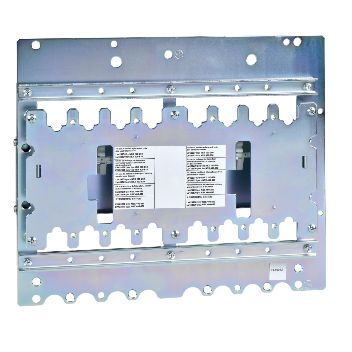 platina de enccravamento mecânico - Compact NS400...630