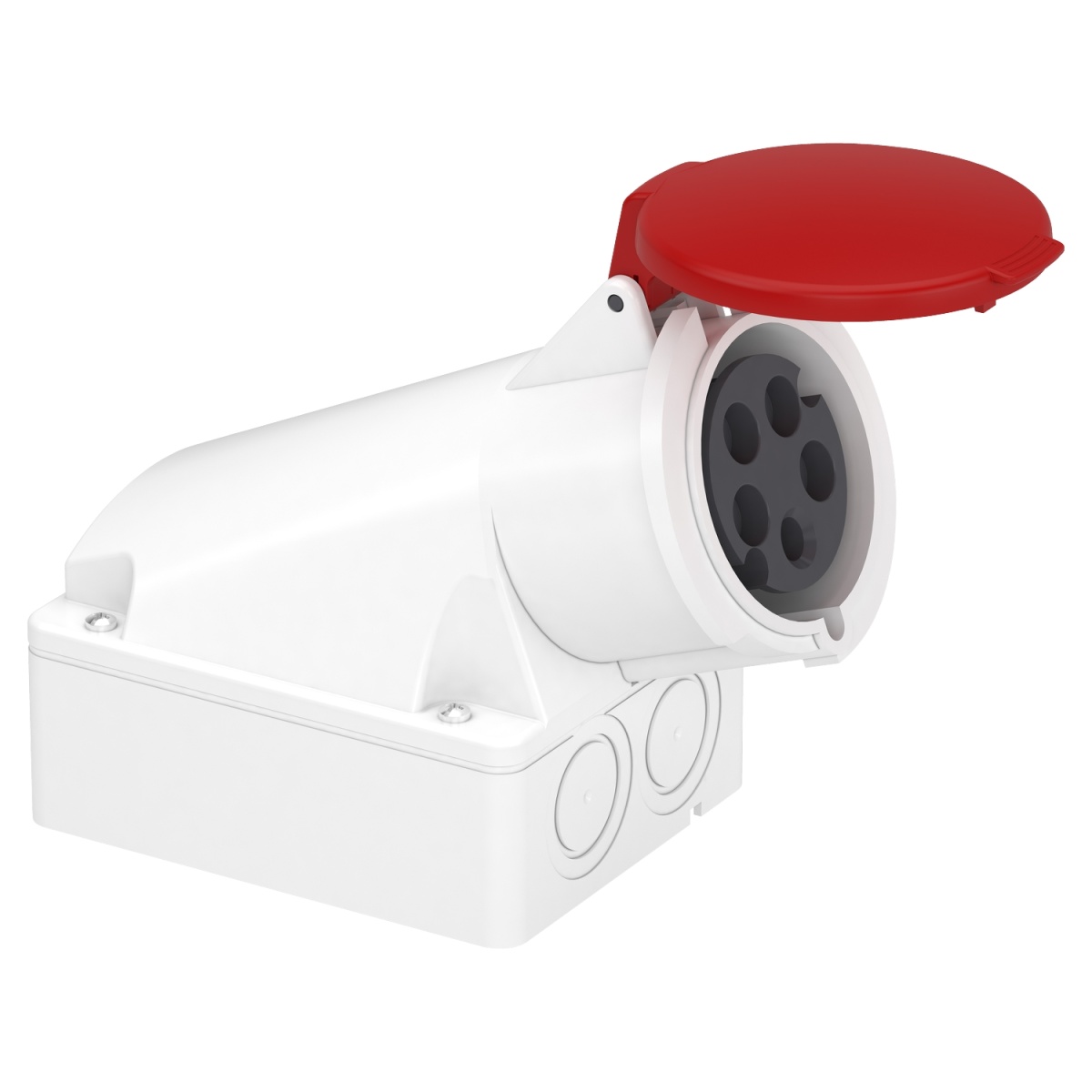 PratiKa industrial socket - 32 A - 3P  N  E - 380...415 V AC - IP44