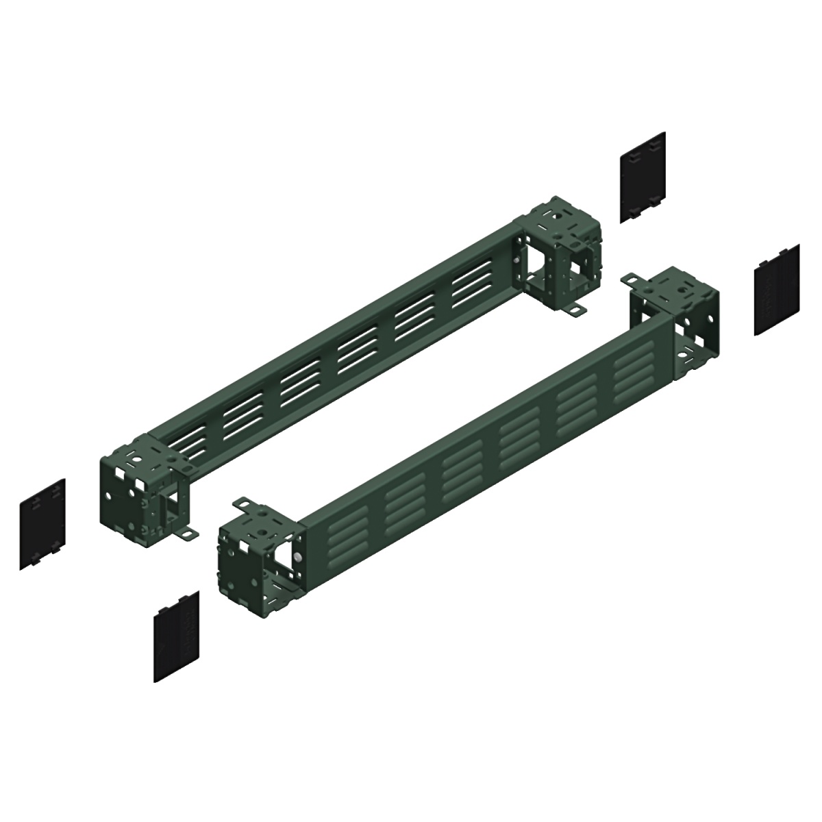 Spacial SFSM ventilated front plinth - 100x800x800 mm