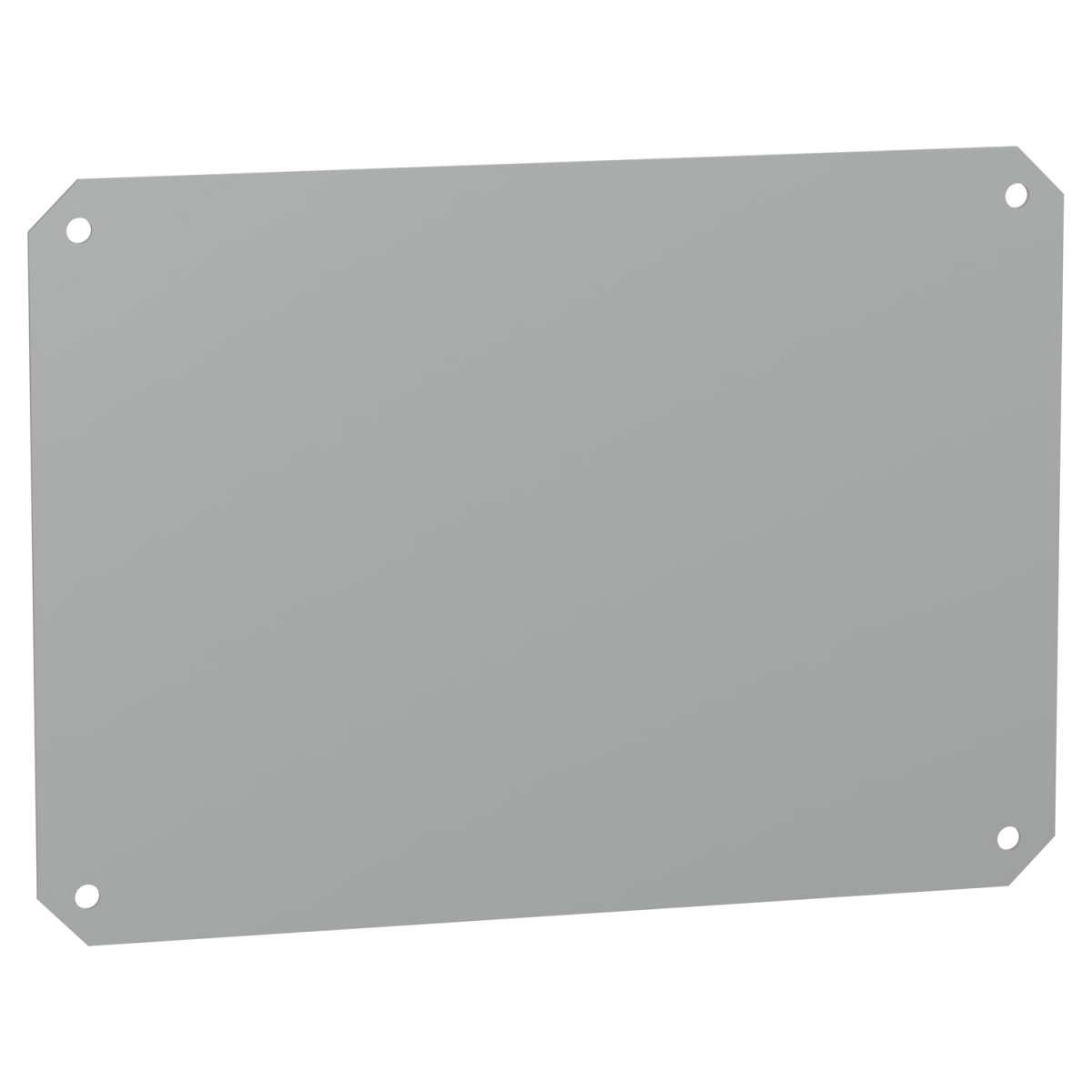 Metallic mounting plate for PLS box 27x36cm