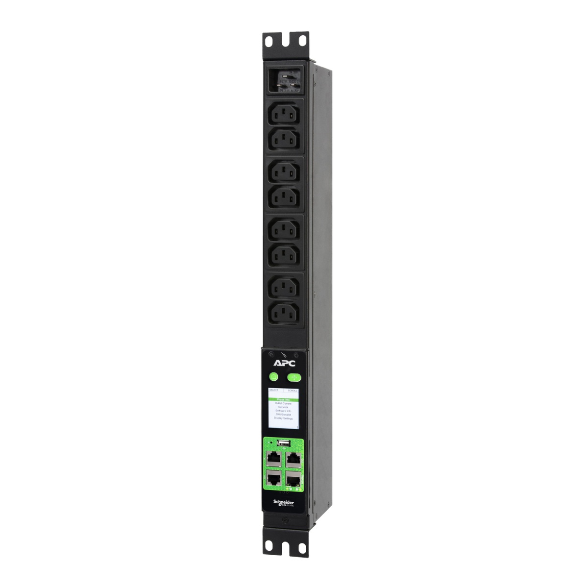 PDU Fácil com Medição 1U 16A 230V 8C13