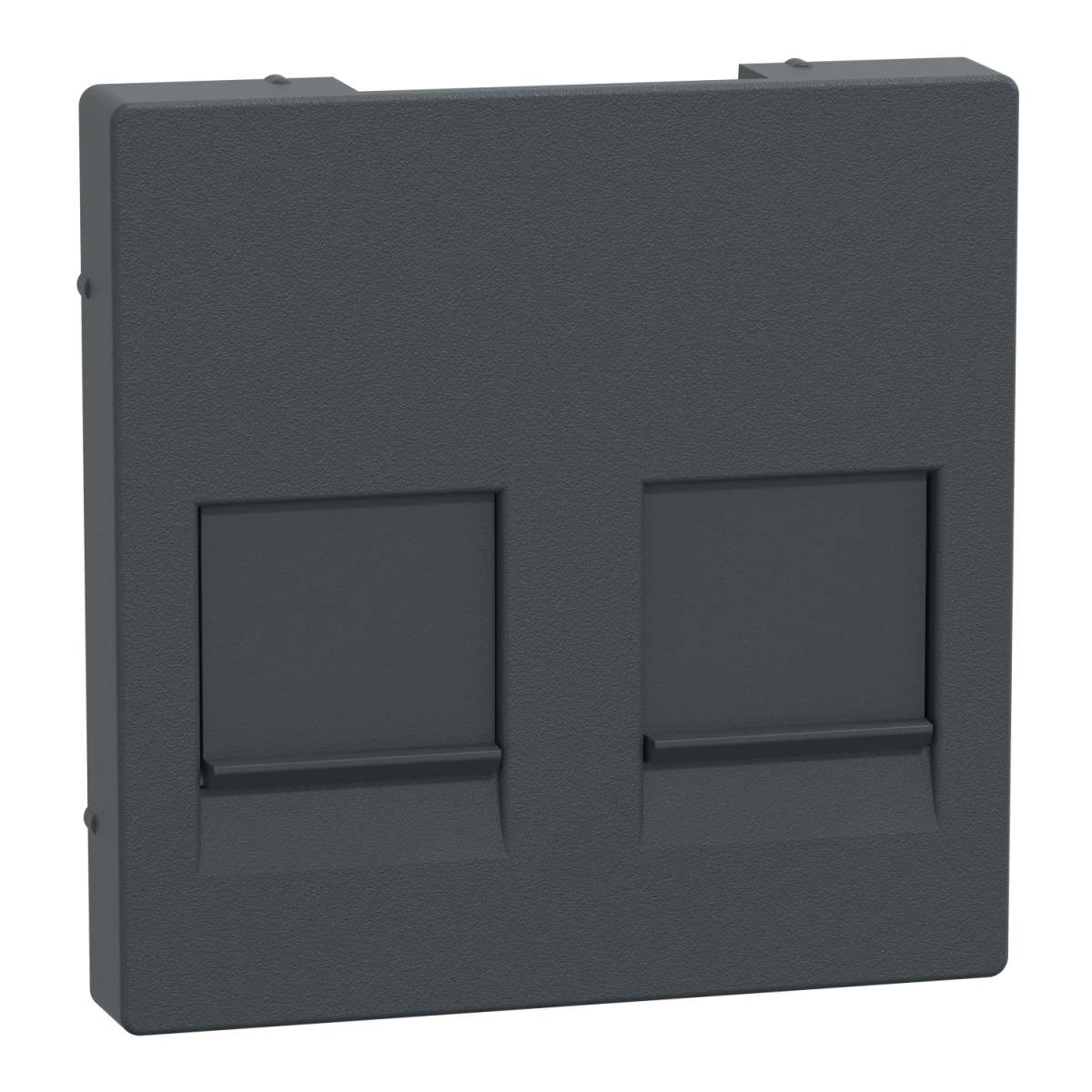 Centro System M, com tampa para 2 tomadas de dados, antracite