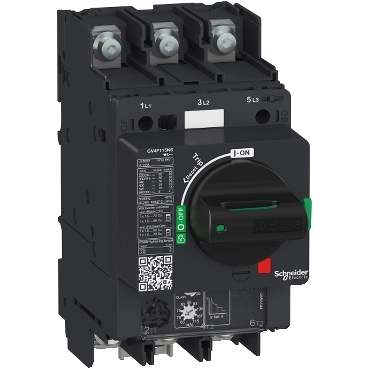 TeSys GV4 - disjuntor magneto-térmico - 50A 3P - com terminais olhal