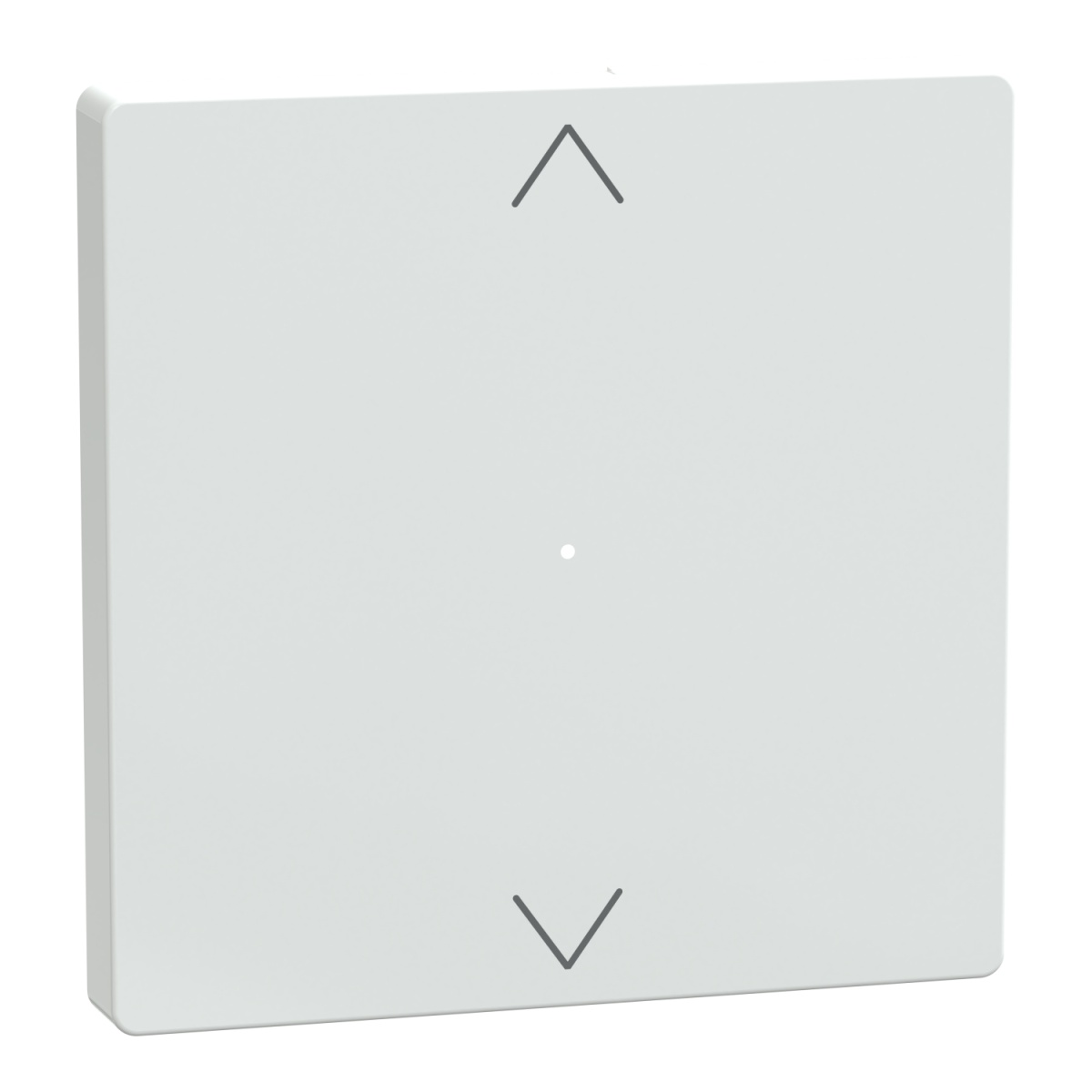 System D, tecla para módulo de botão de pressão de 1 elemento UpDown, branco