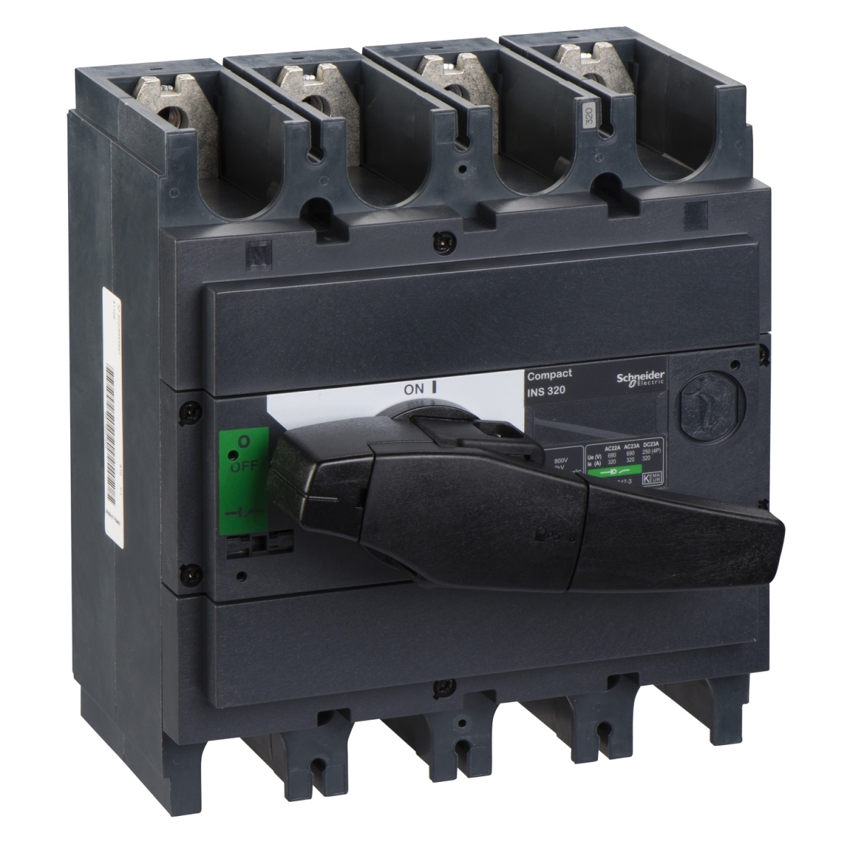 interruptor seccionador Interpact INS320 - 320 A - 4 pólos