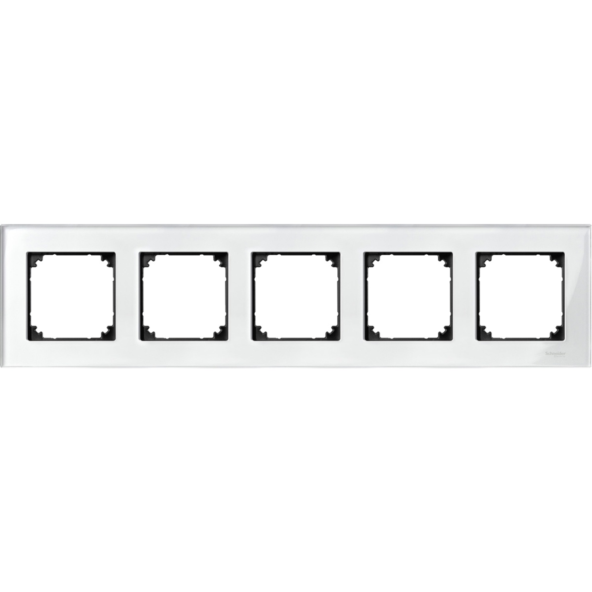 M-Elegance - Quadro 5 elementos - Vidro branco brilhante