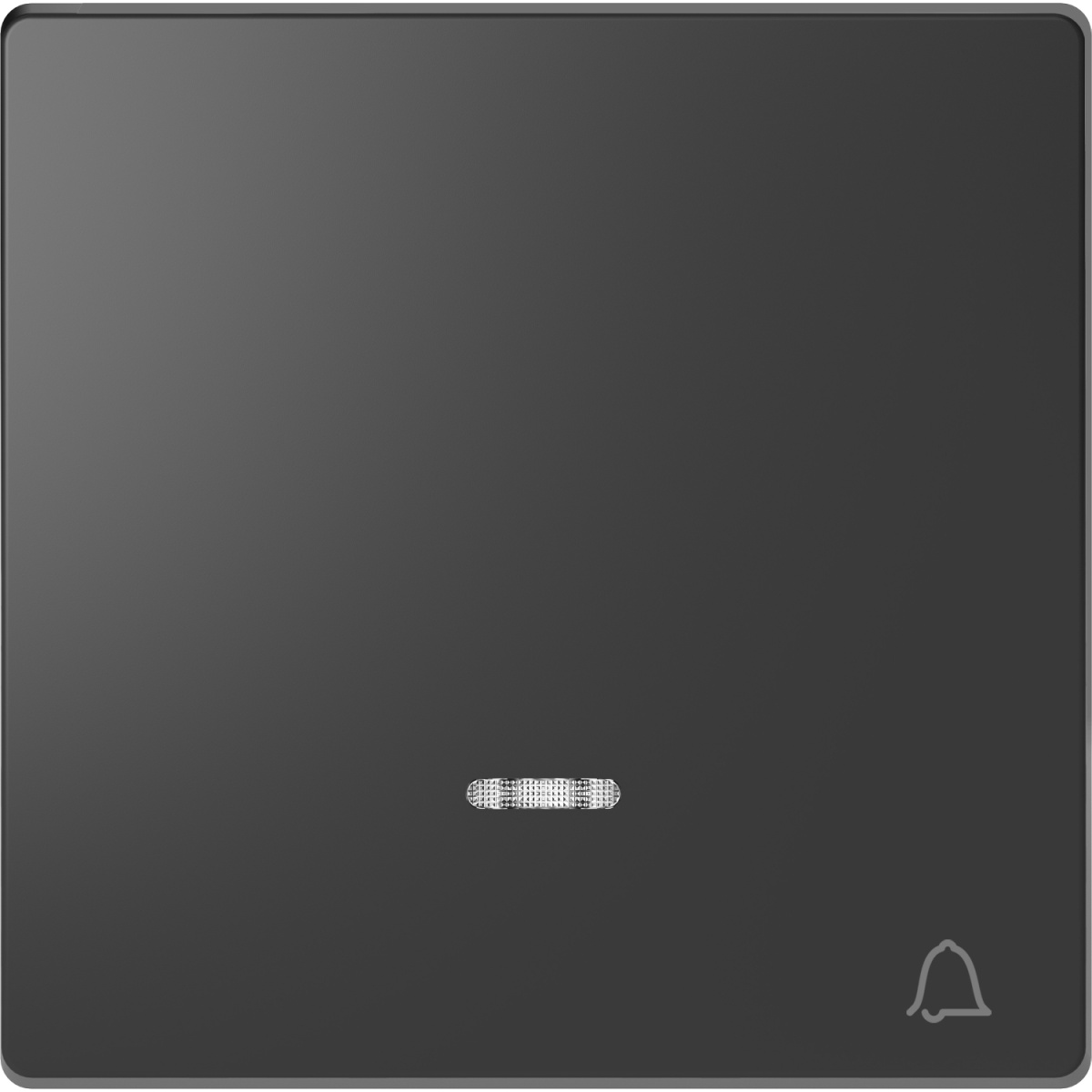 D-Life - Tecla com visor "campainha" - Antracite
