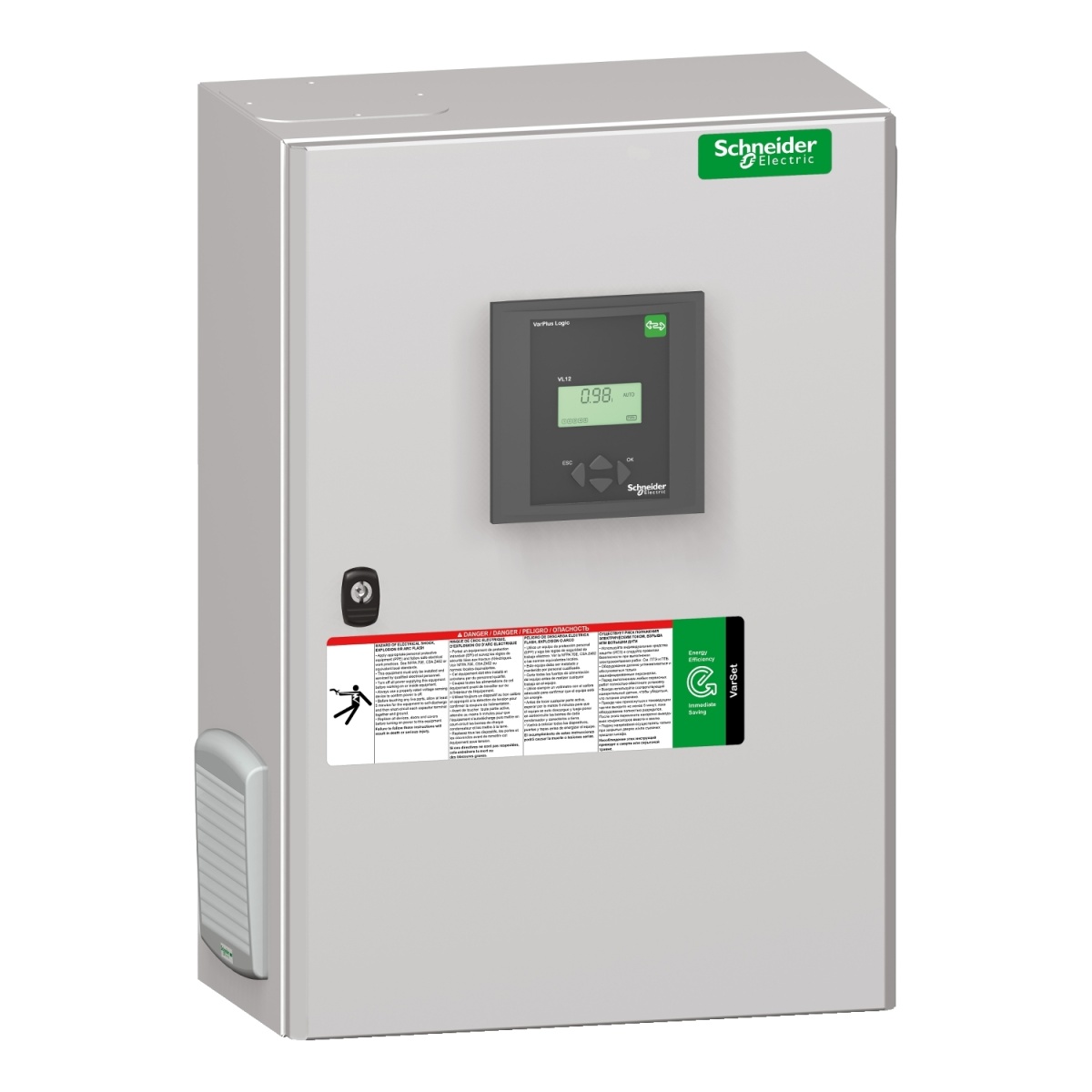 Banco de Condensadores VarSet Auto 006kvar com entrada BAT xxB 400V 50Hz