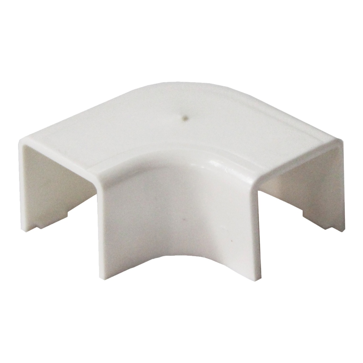 Dexson - ângulo plano 90 - 10x10 mm - ABSPC - branco