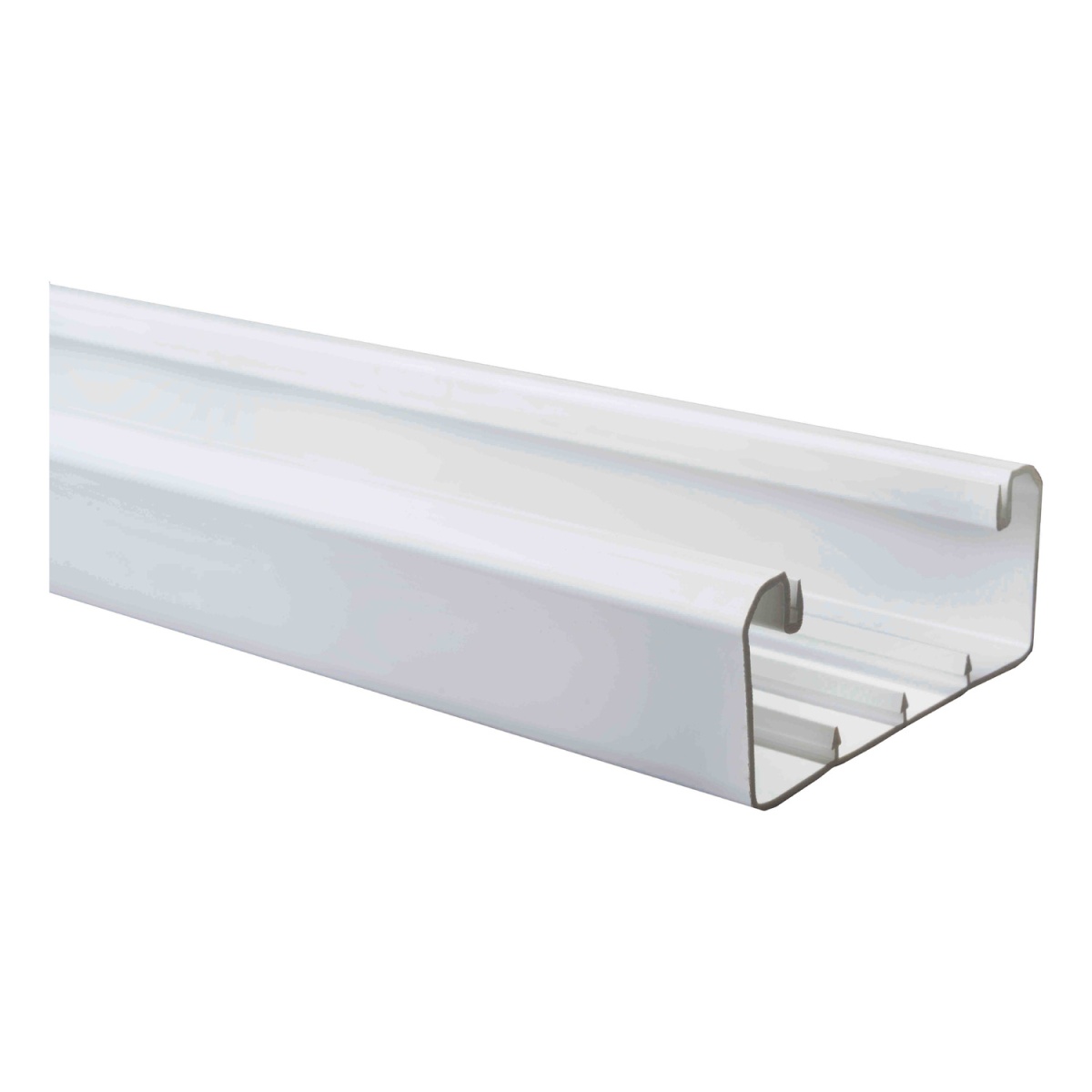 Dexson - calha - 100x45 mm - 1 compartimento - s adesivo - PVC - branco