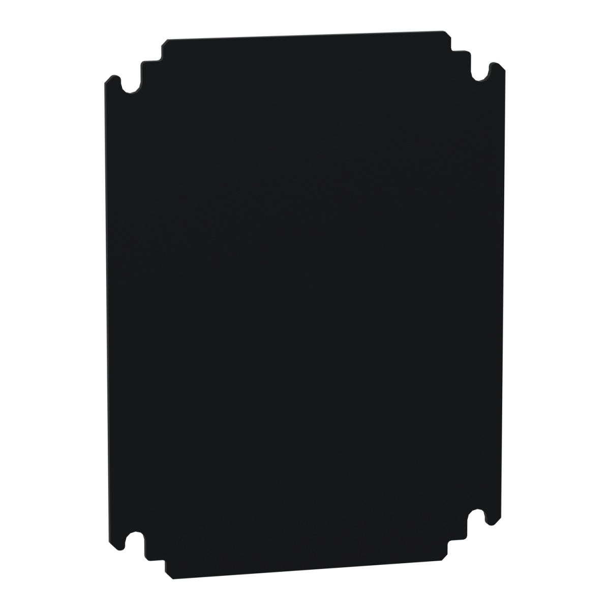Insulating mounting plate for enclosure H300xW250mm made of bakelite