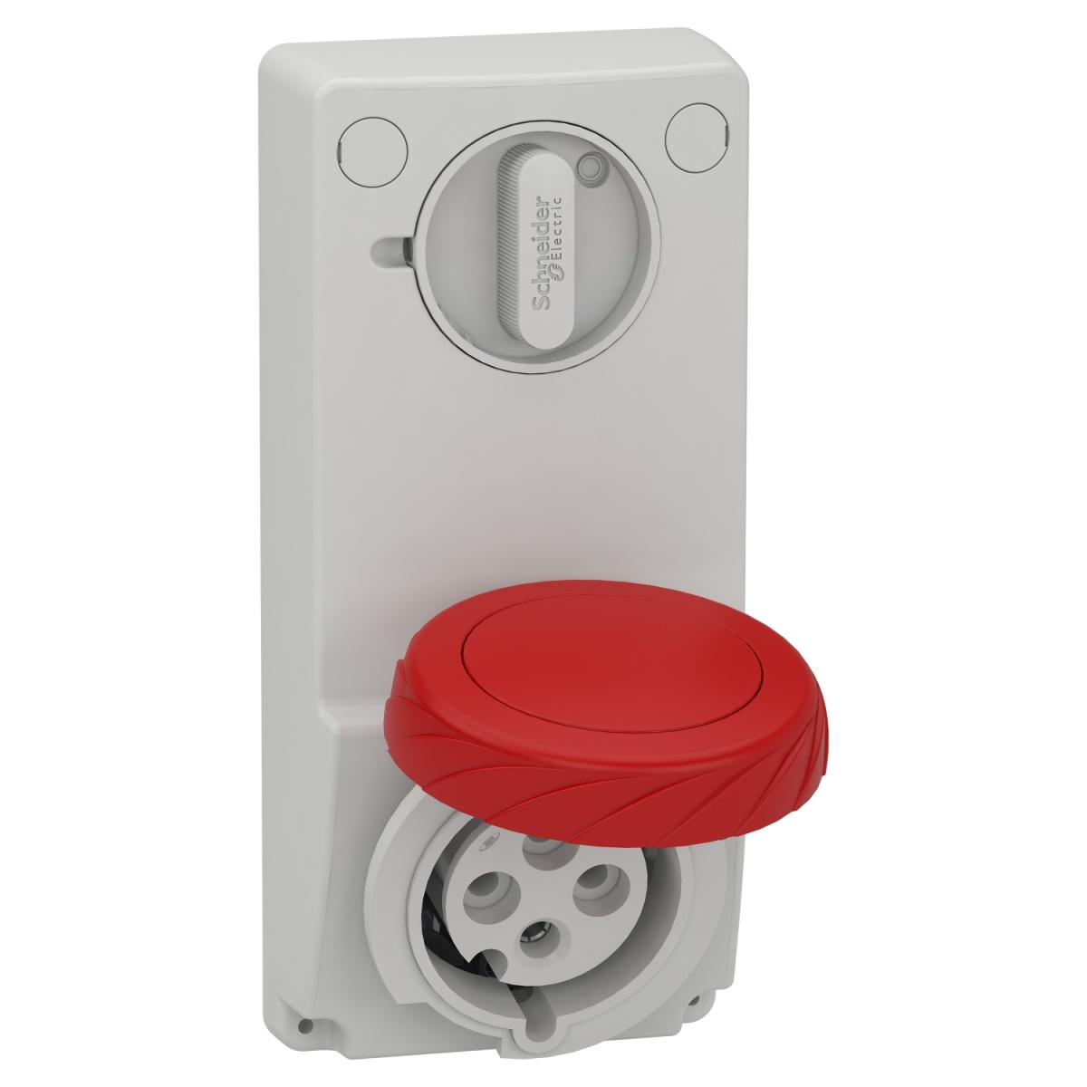 Unika interlocked socket - 32 A - 3P  E - 380...415 V AC - IP65 - panel