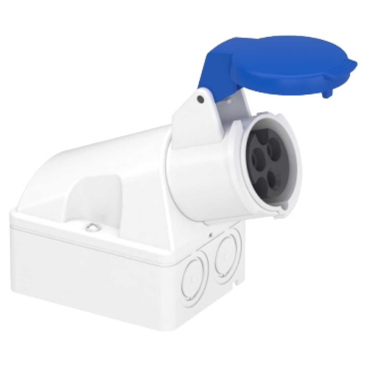PratiKa industrial socket - 16 A - 2P  E - 200...250 V AC - IP44