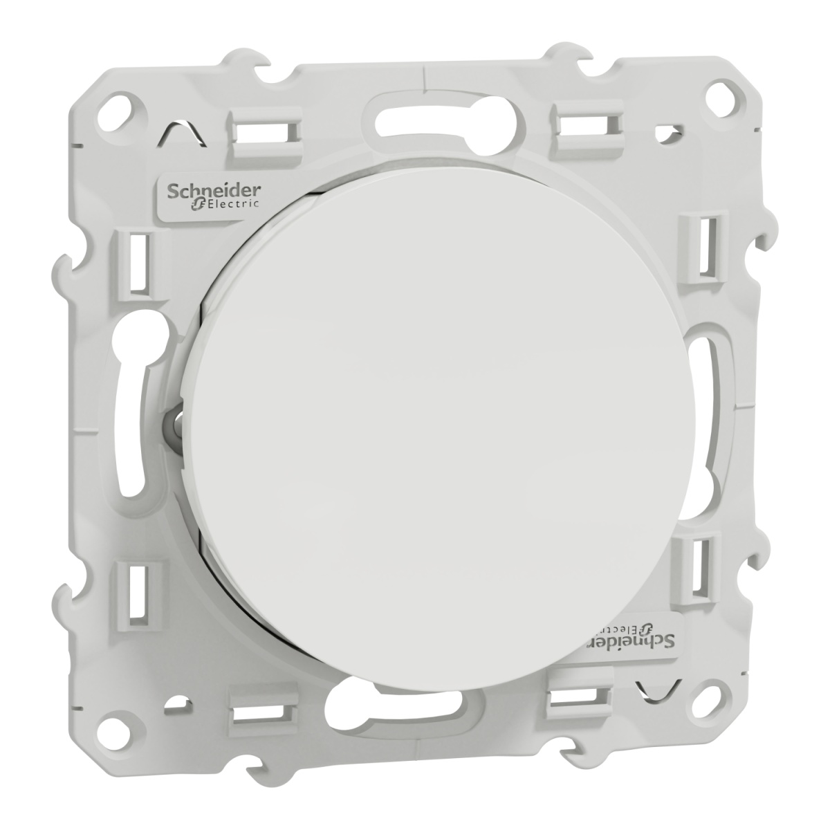 Odace - Botão de pressão - 10A - Branco