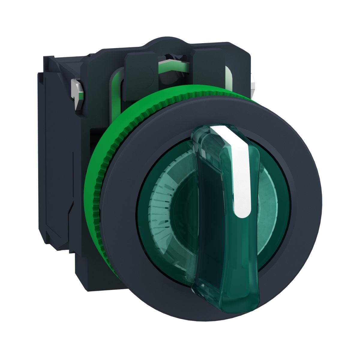 selector flush   luminosous verde 3 posições fijas 120v ac