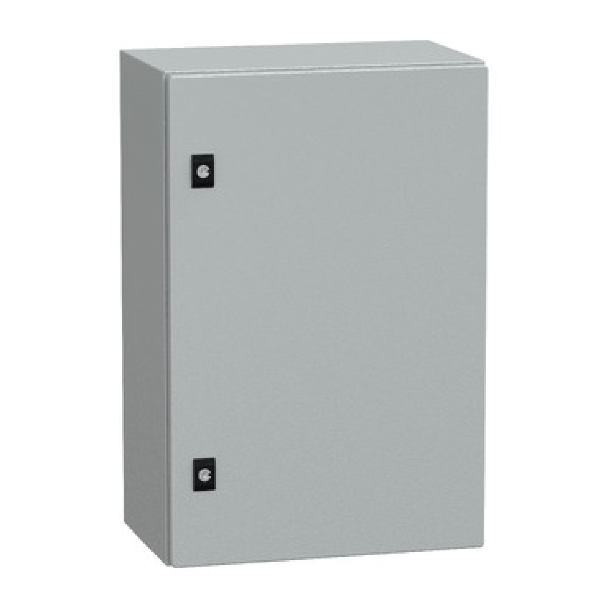 Spacial CRN plain door with mount.plate. H600xW400xD250 IP66 IK10 RAL7035..