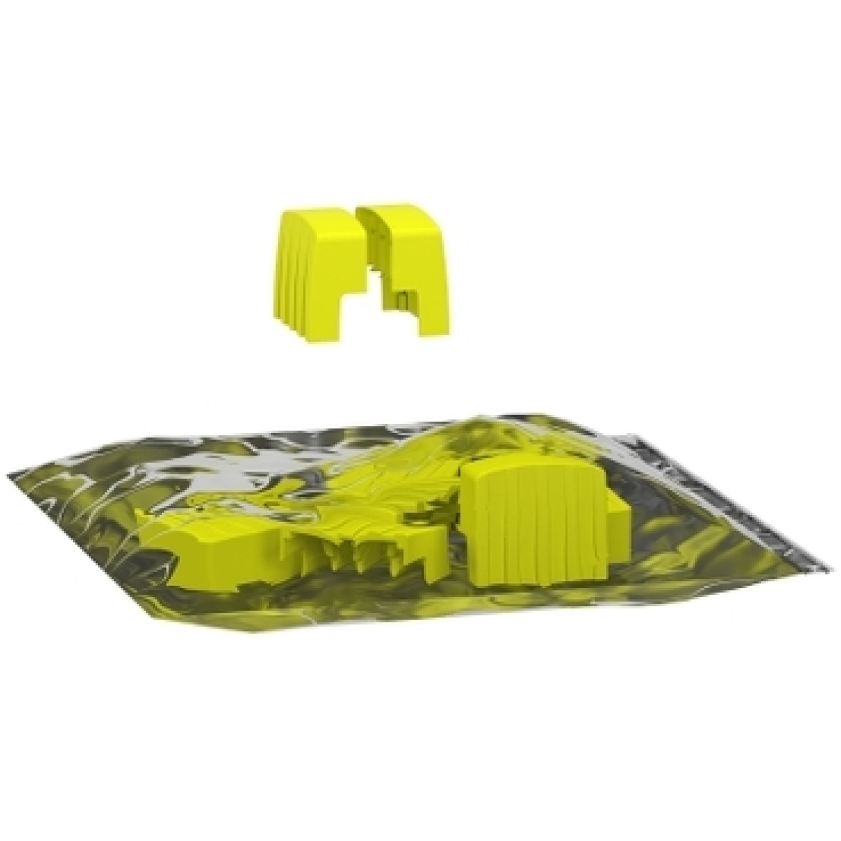 set of 10 end caps 4 Poles for Acti 9