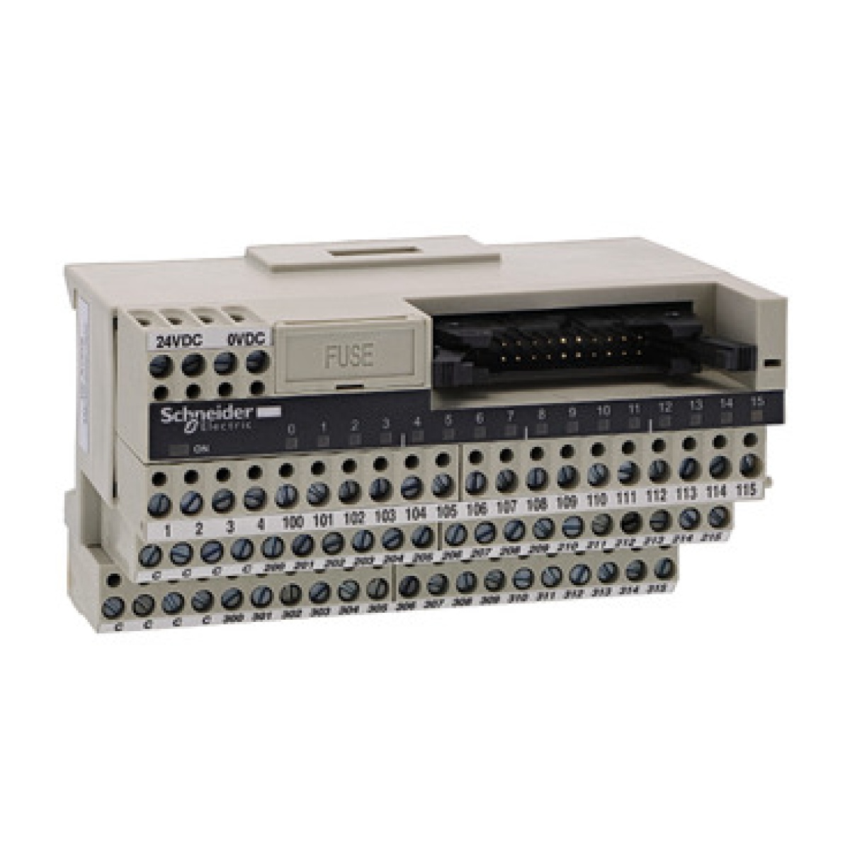 Base passiva ABE7  16 entradas ou saídas - Led