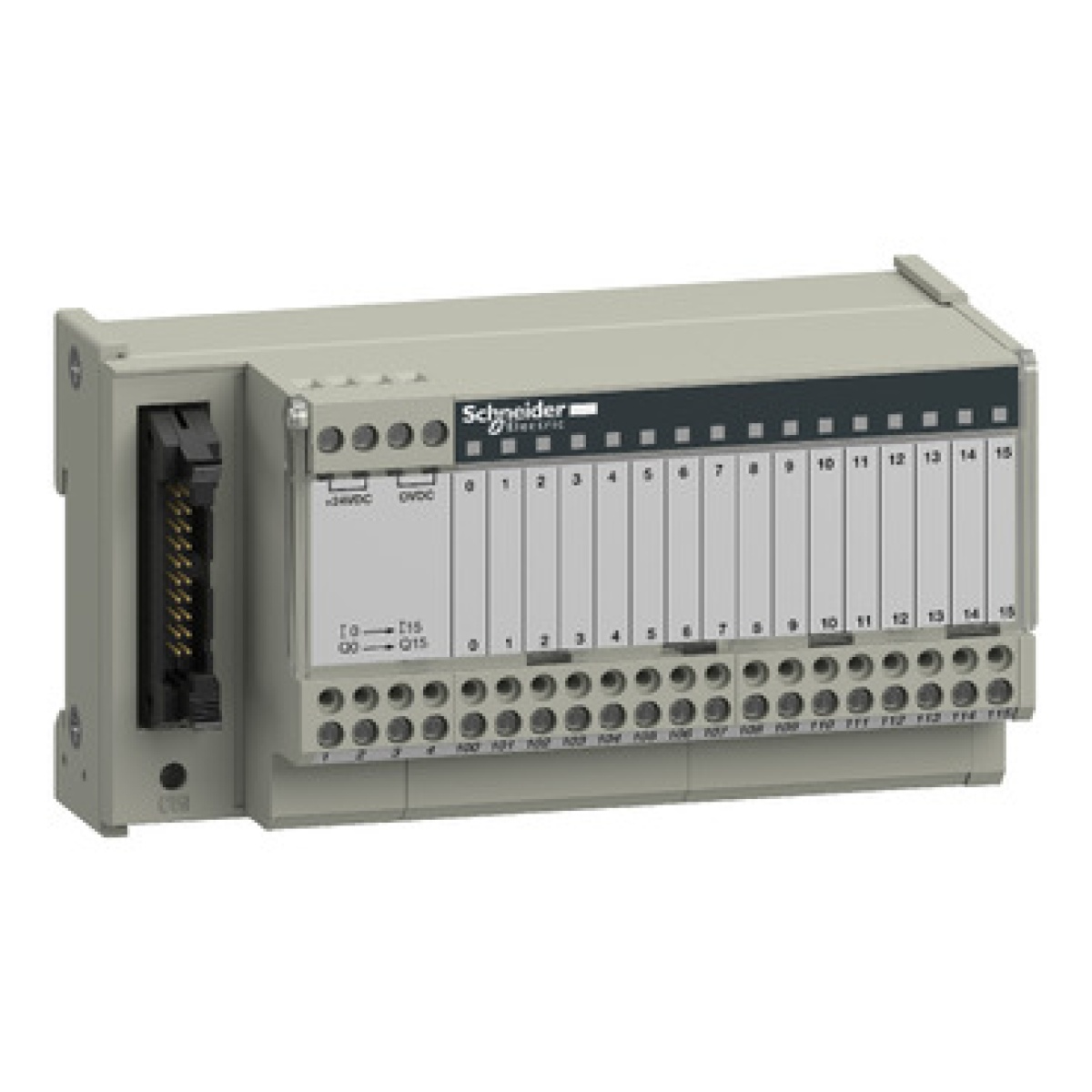 Base passiva ABE7  16 entradas ou saídas - Led