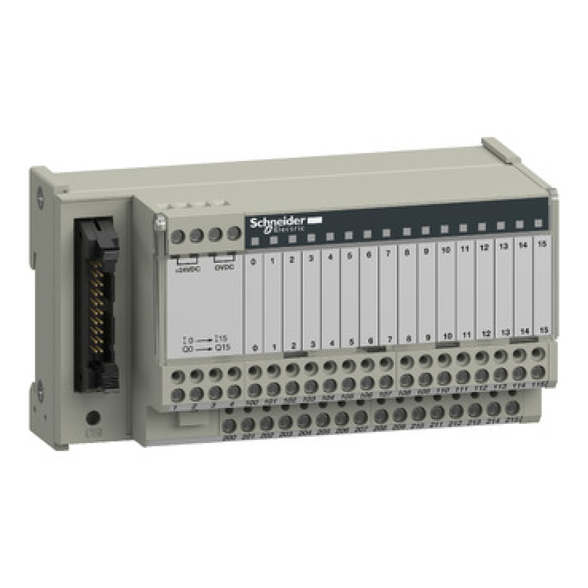 Base passiva ABE7  16 entradas ou saídas - Led