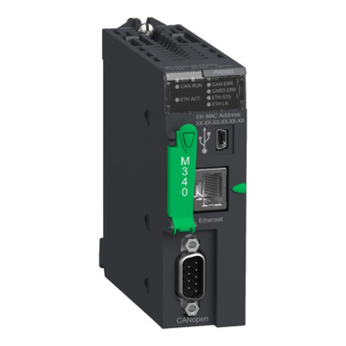 Módulo de processador, standard, série Modicon M340 - CPU- Eth - CAN - USB - 1024D - 256A