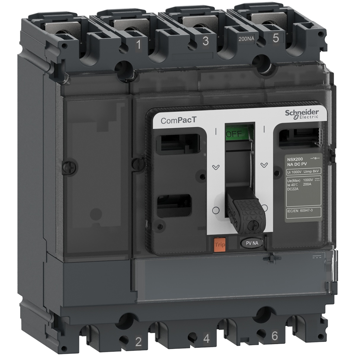 ComPacT INTERRUPTOR NSX250NA DCPV 4P 200A