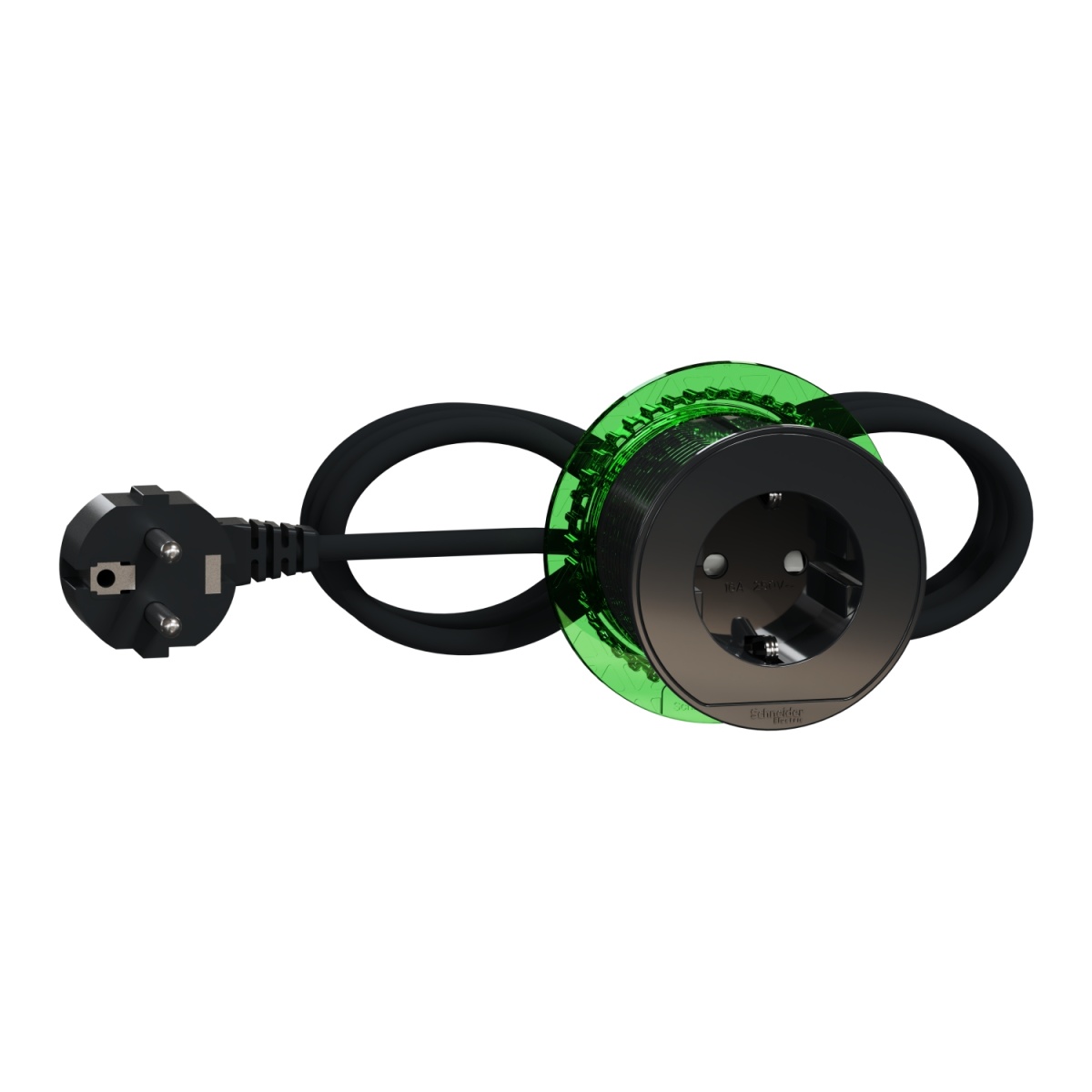 Nova Unica system - Tomada secretária 2PT US Antracite