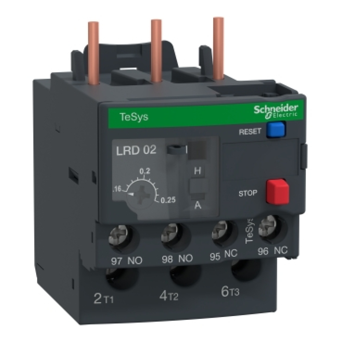Relé de proteção térmico Tesys LRD - 0.16...0.25 A - classe 10A