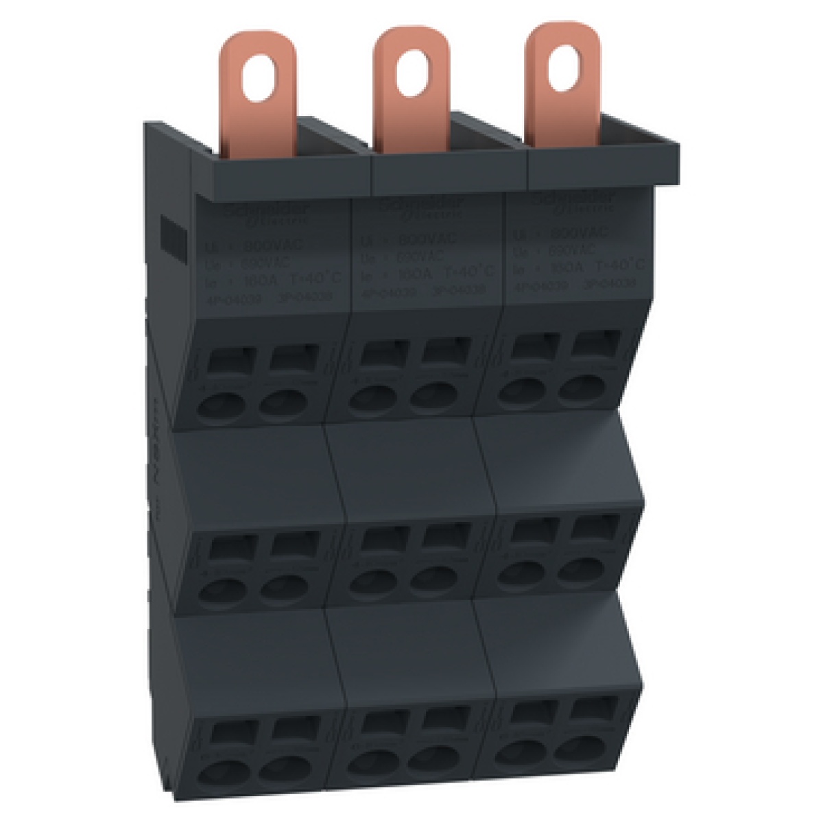 Linergy DP 3P NSXm160A,6 saidas xFase
