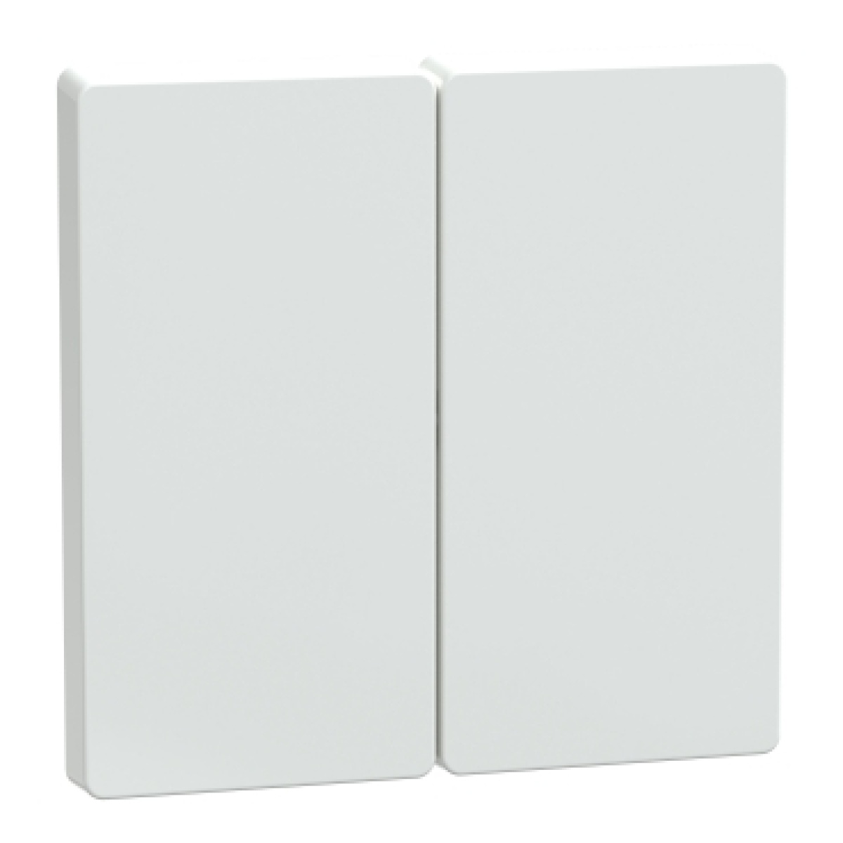 Tecla, D-Life, 2 elementos, branco