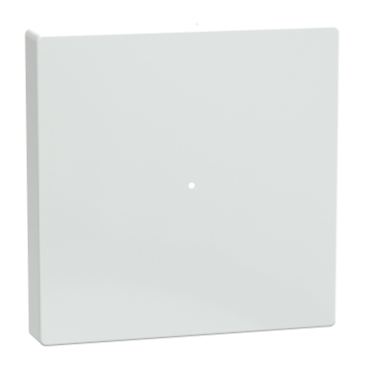 System M, tecla para módulo de botão de pressão de 1 elemento, brilhante, branco ativo