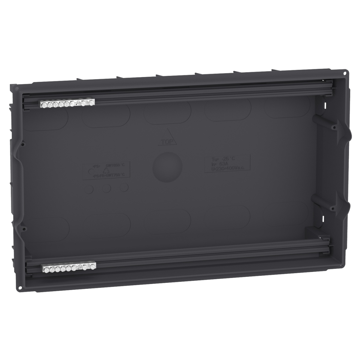 Base de quadro, Resi9 MP, encastrar, 1x8 módulos