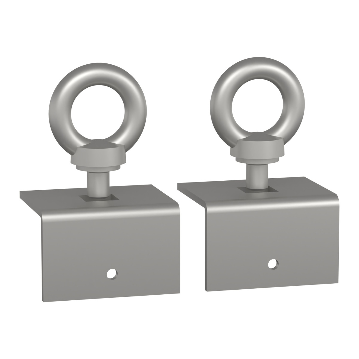 Set of 2 lifting eyes M8. Maximum load 210kg