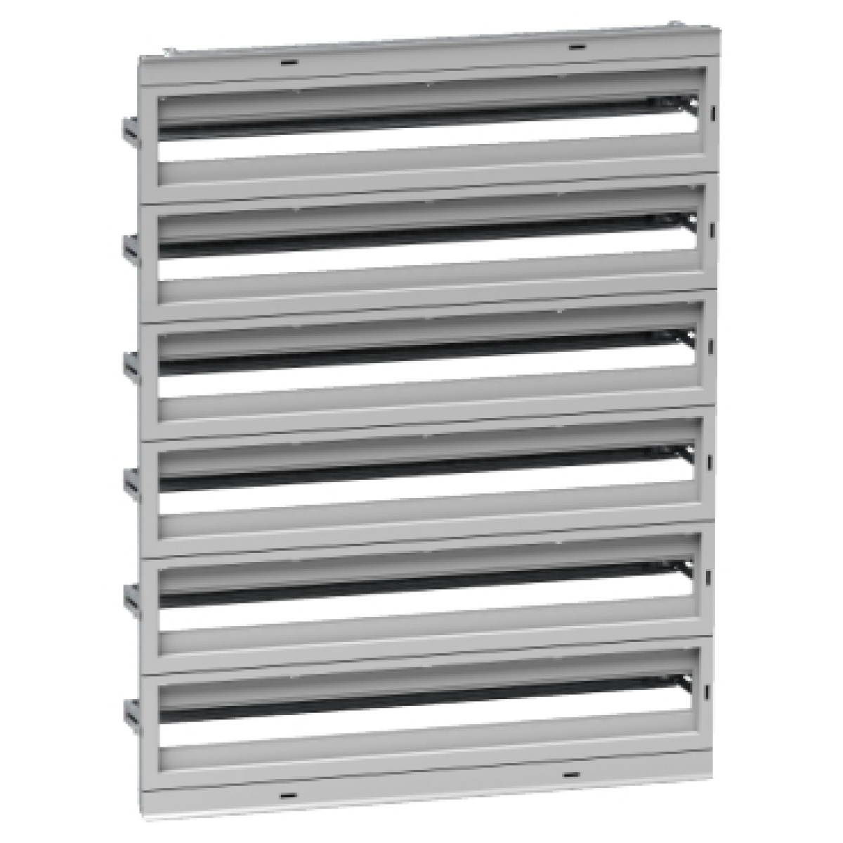 Chassis de distribuição modular com 234 módulos. f NSYPLM108,NSYS3D108,NSYCRN108,NSYS3X108