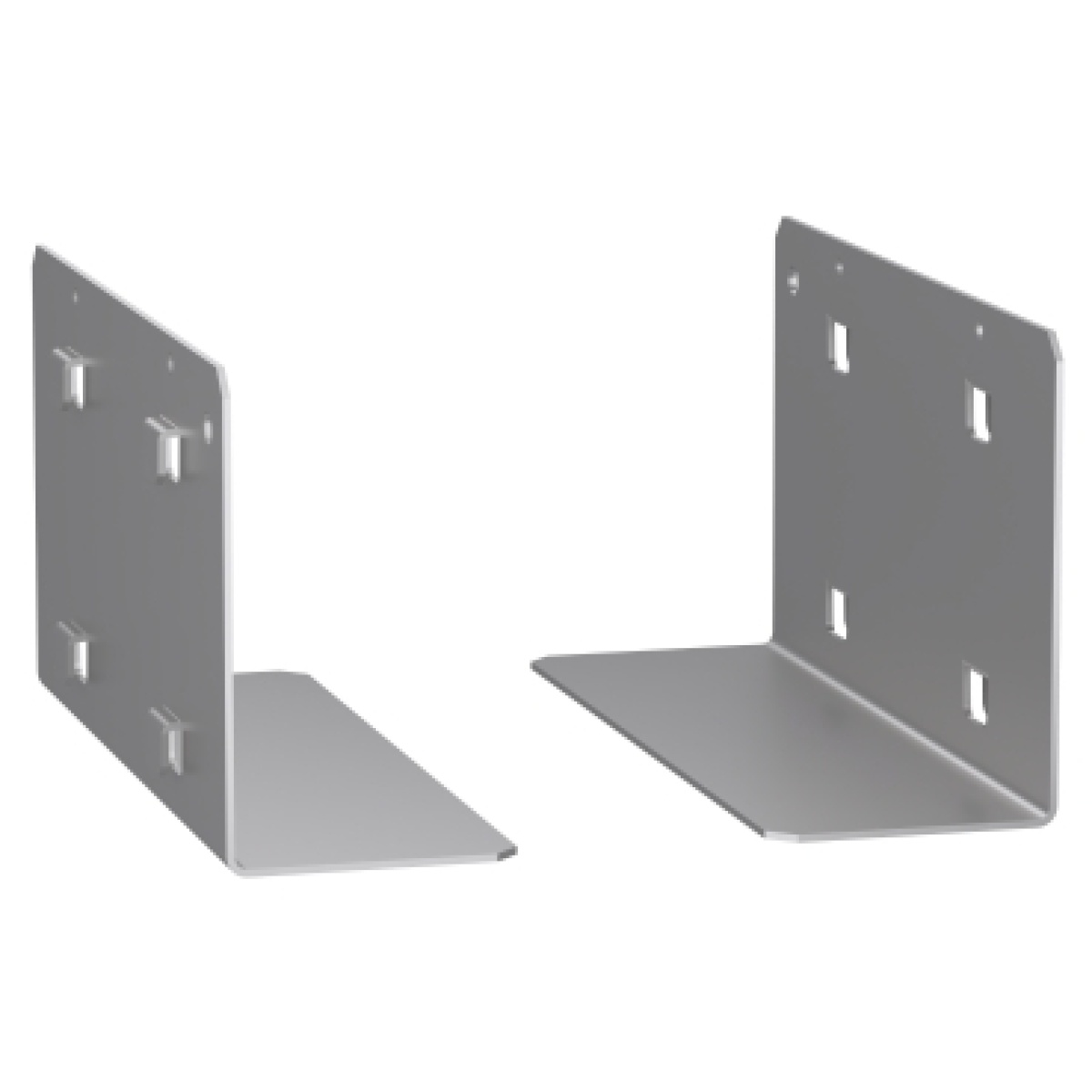 19" 2 U partial fixed slides - Fixing onto 19" front uprights - 15 kg load