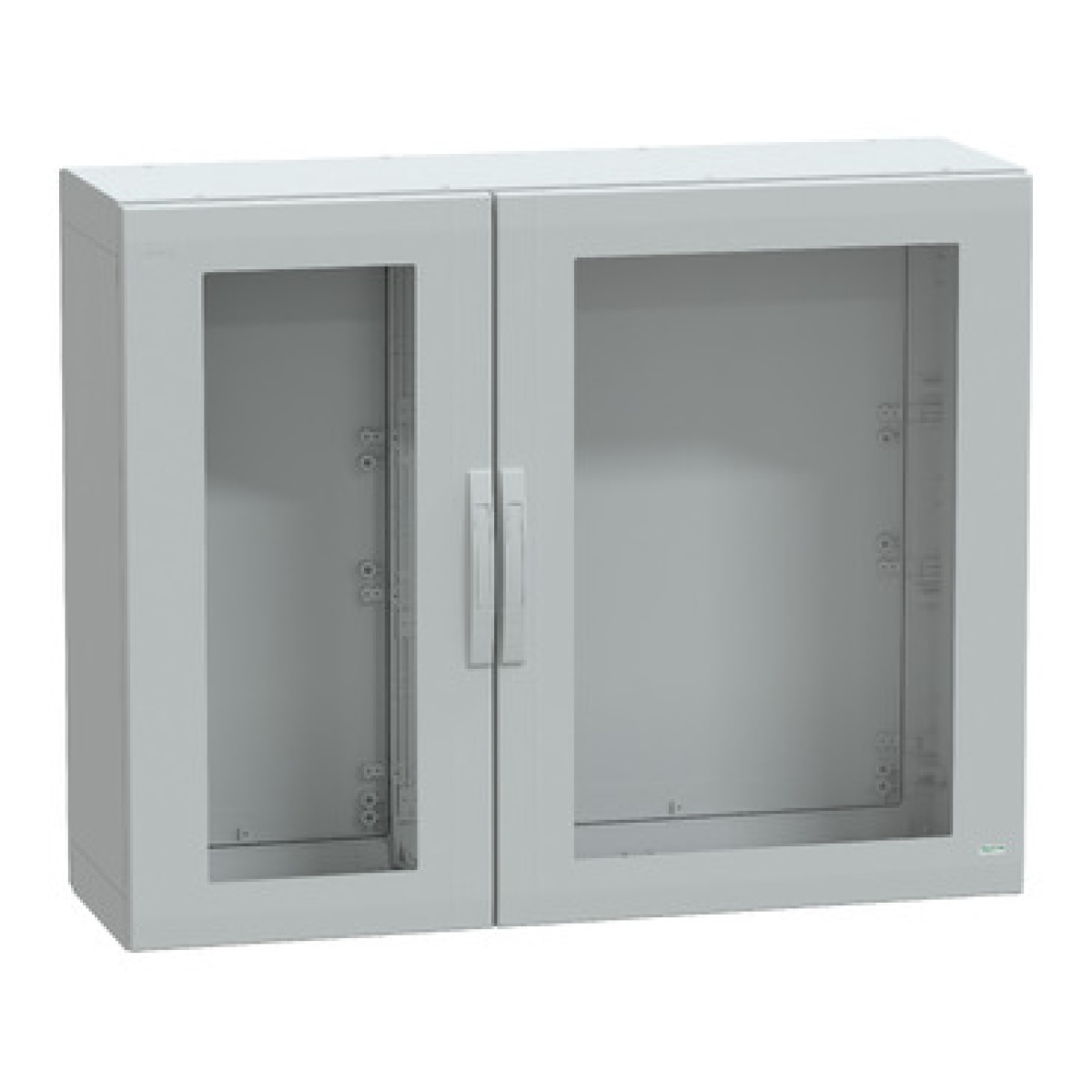 Floor standing encl. polyester vers.PLA compl.sealed 1000x1250x420 IP65 glazed