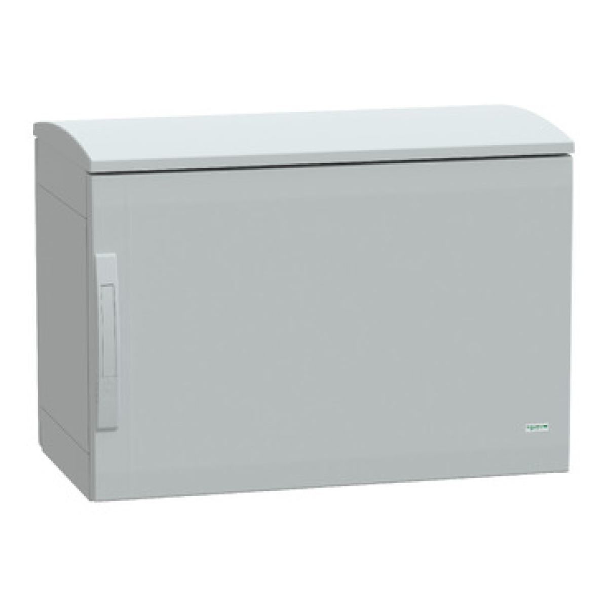 Floor standing encl. polyester vers.PLAT open top w canopy 500x750x420 IP44