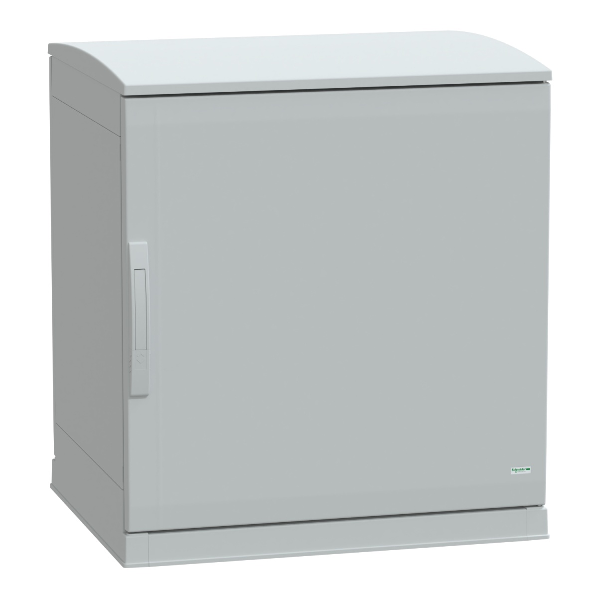 Floor standing encl.polyester vers.PLAZT wopen plinthcanopy 750x750x620 IP44